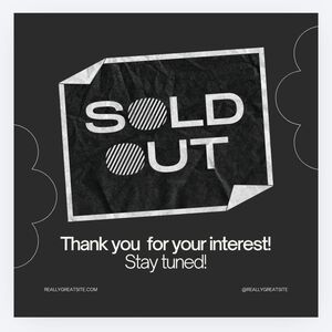 Sold Out - Do Not Buy